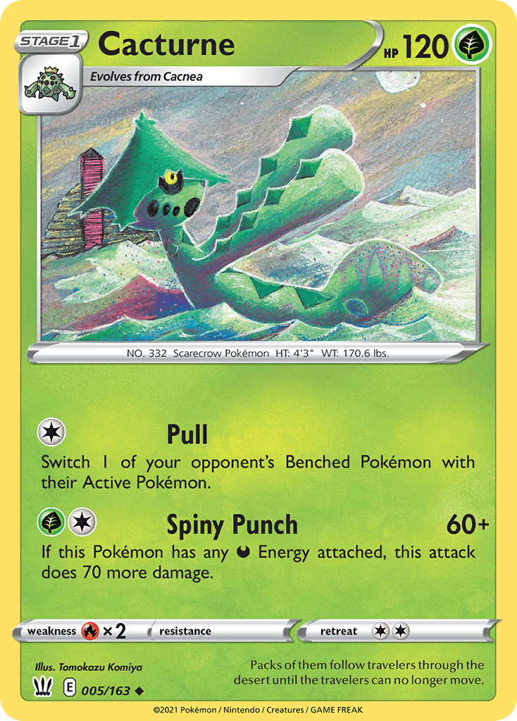 Cacturne, carta 5 de Battle Styles