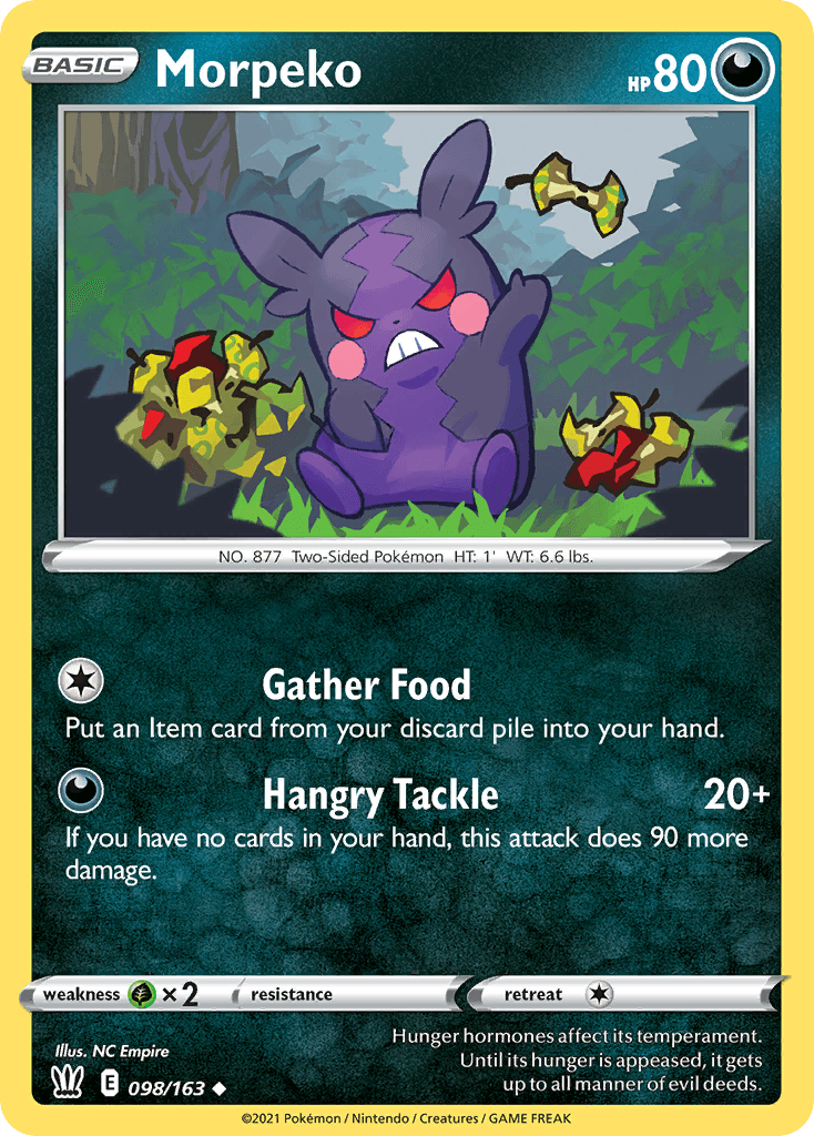 Morpeko, carta 98 de Battle Styles
