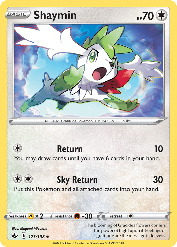 Shaymin, carta 123 de Chilling Reign