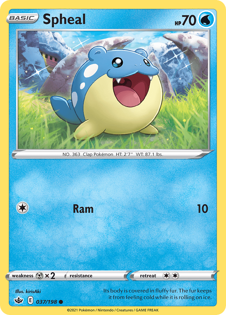 Spheal, carta 37 de Chilling Reign