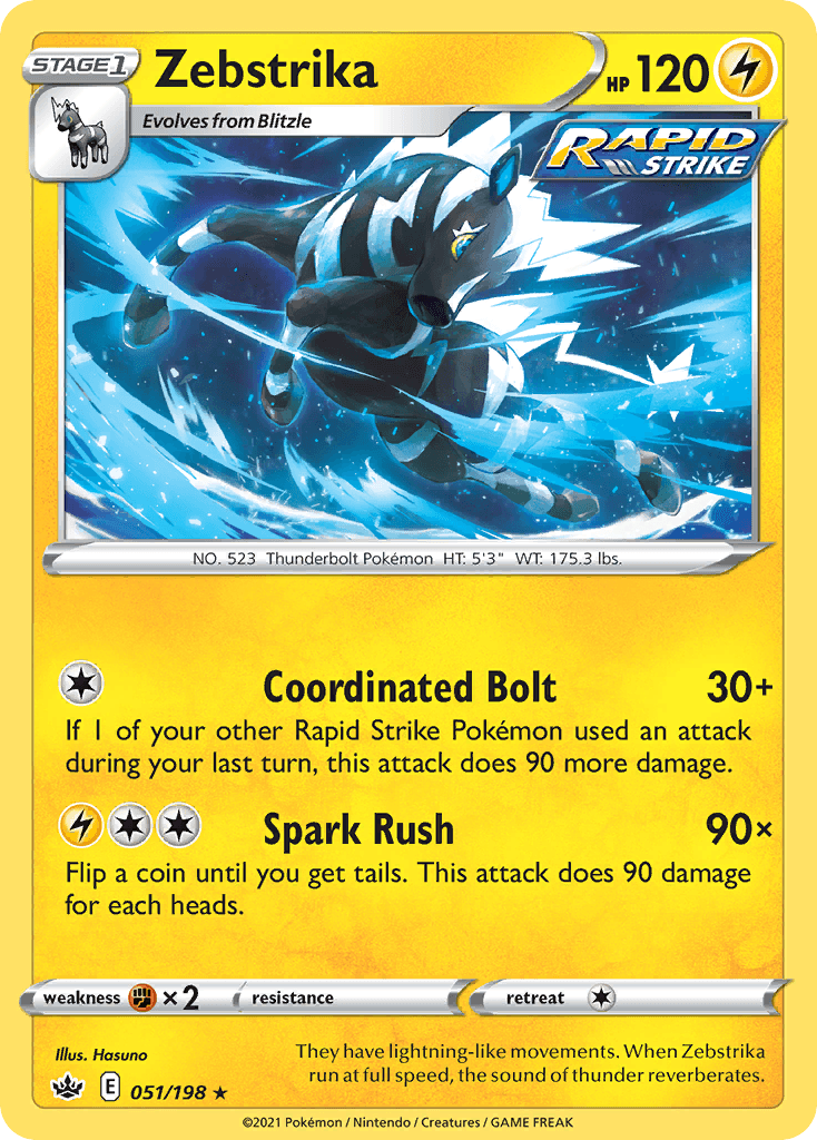 Zebstrika, carta 51 de Chilling Reign