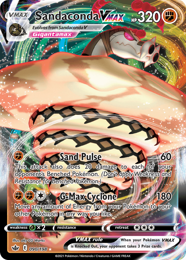 Sandaconda VMAX, carta 90 de Chilling Reign