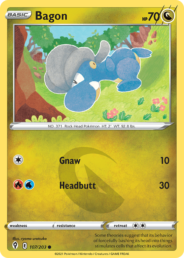 Bagon, carta 107 de Evolving Skies