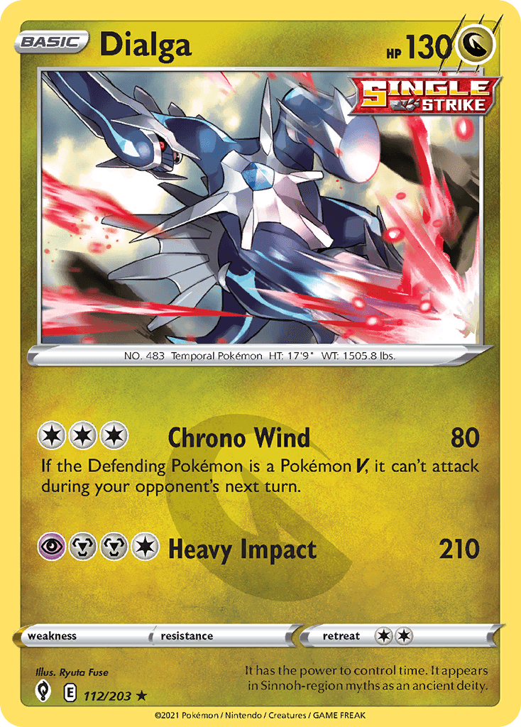 Dialga, carta 112 de Evolving Skies