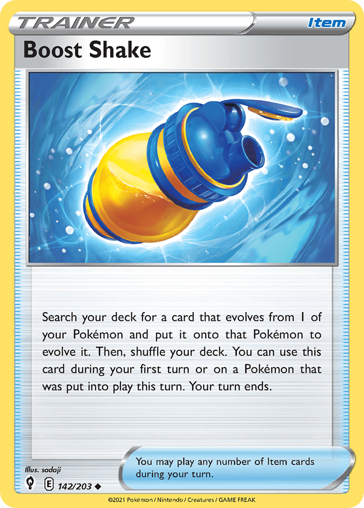Boost Shake, carta 142 de Evolving Skies