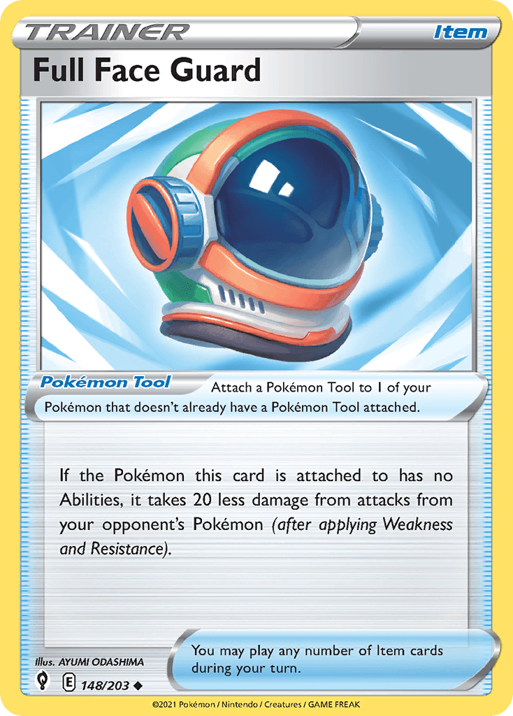 Full Face Guard, carta 148 de Evolving Skies