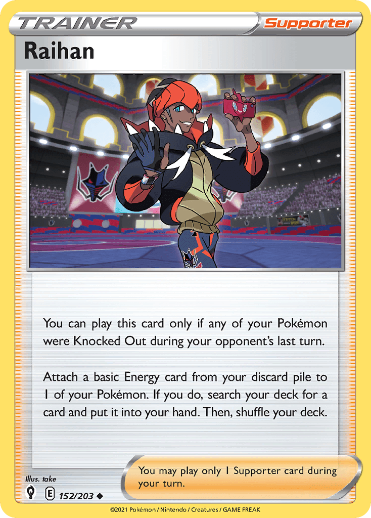 Raihan, carta 152 de Evolving Skies