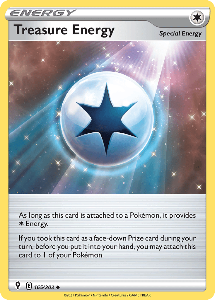Treasure Energy, carta 165 de Evolving Skies