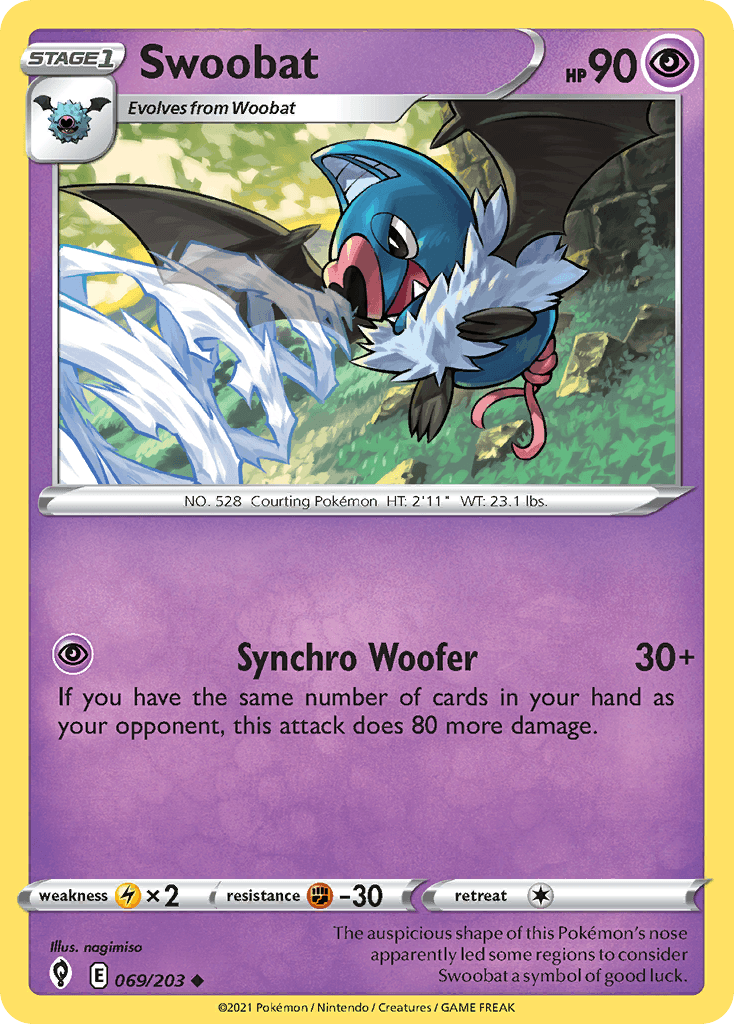 Swoobat, carta 69 de Evolving Skies