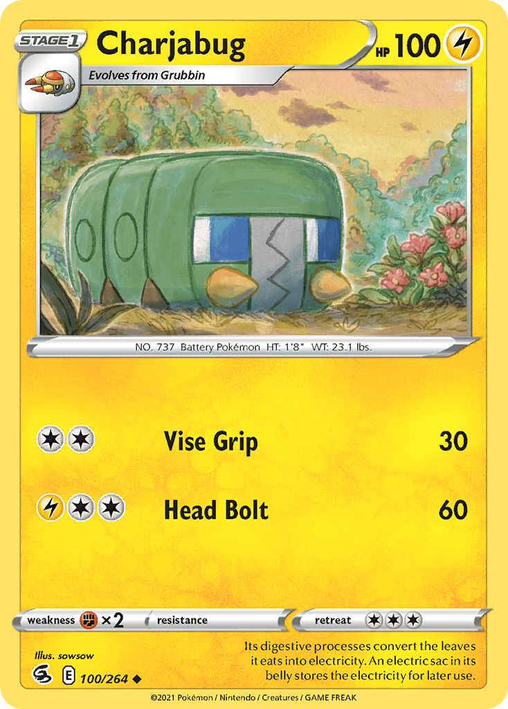 Charjabug, carta 100 de Fusion Strike