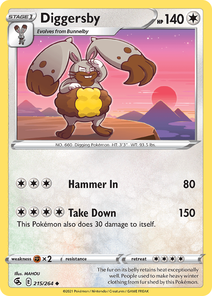Diggersby, carta 215 de Fusion Strike