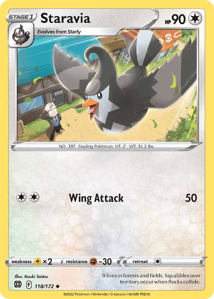 Staravia, carta 118 de Brilliant Stars