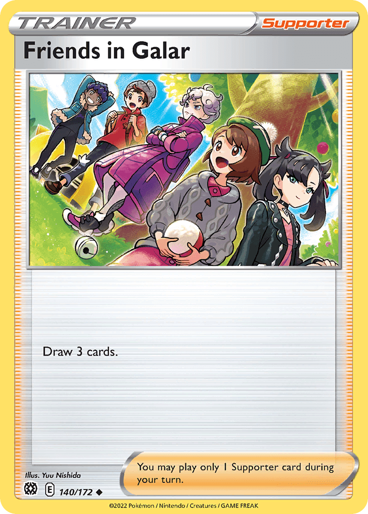Friends in Galar, carta 140 de Brilliant Stars