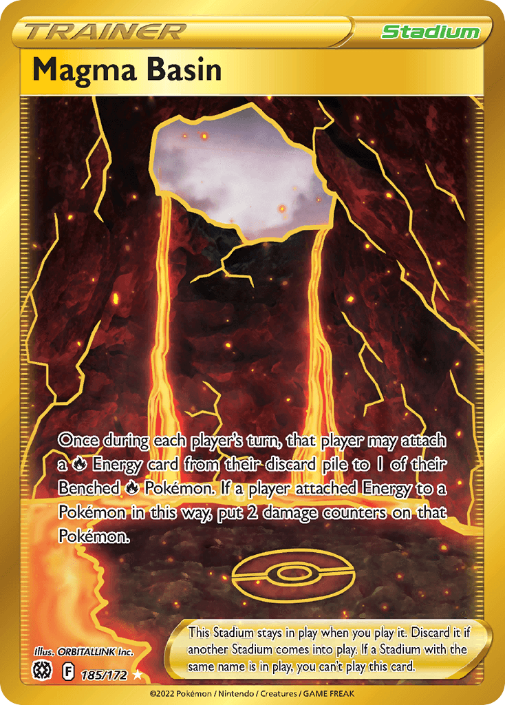 Magma Basin, carta 185 de Brilliant Stars