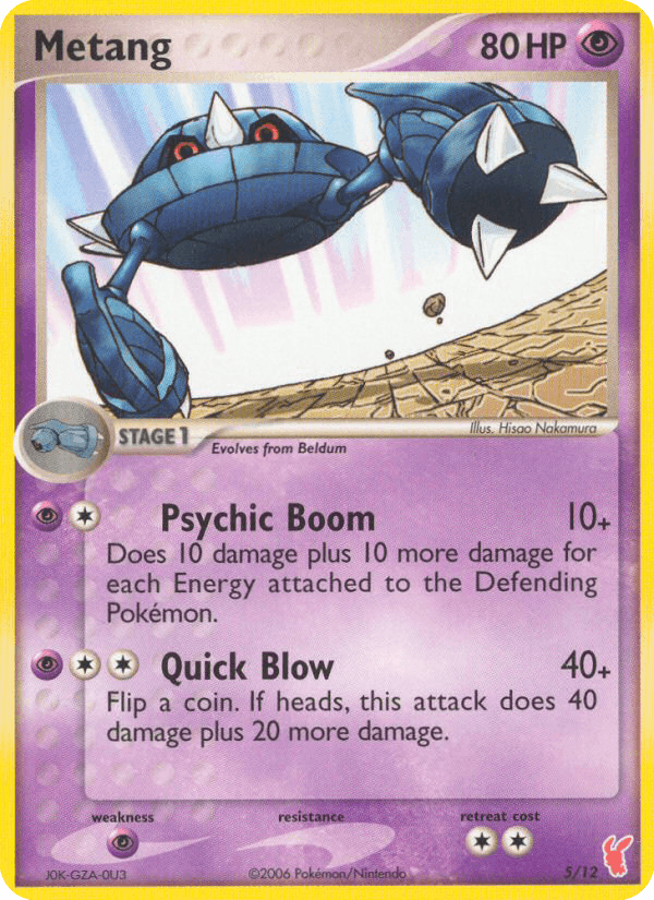 Metang, carta 5 de EX trainer Kit 2 (Plusle)