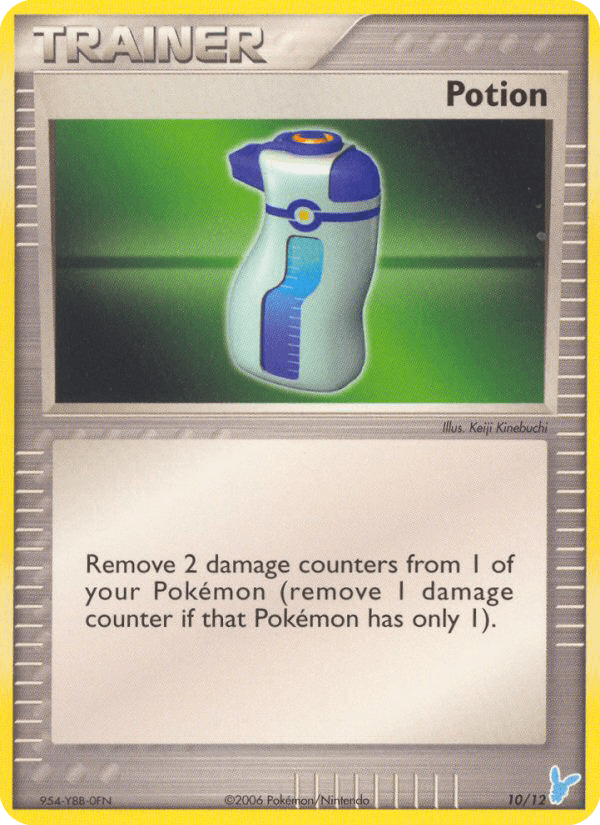 Potion, carta 10 de EX trainer Kit 2 (Minun)