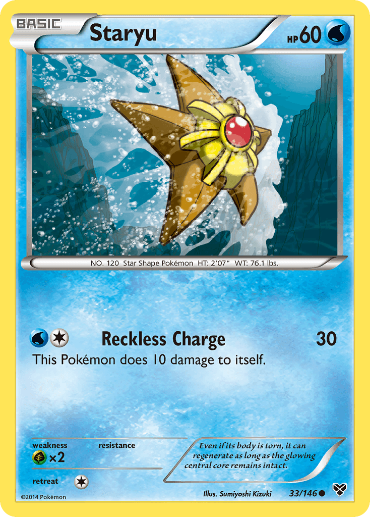 Staryu, carta 33 de XY
