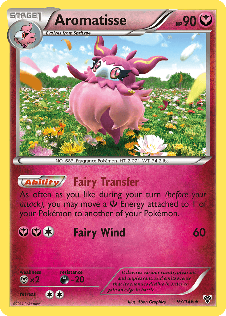 Aromatisse, carta 93 de XY