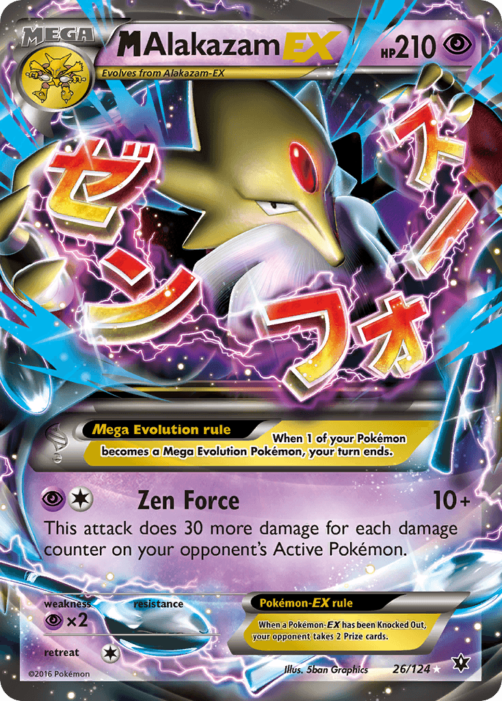 M Alakazam EX, carta 26 de Fates Collide