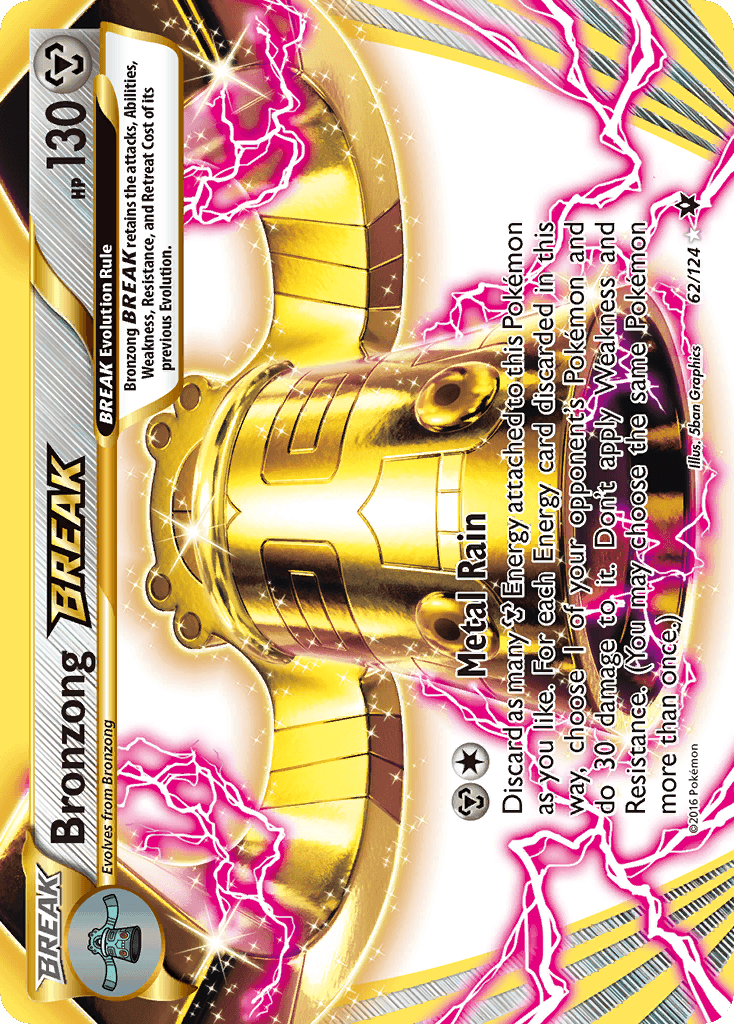 Bronzong BREAK, carta 62 de Fates Collide
