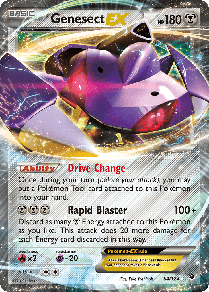 Genesect EX, carta 64 de Fates Collide