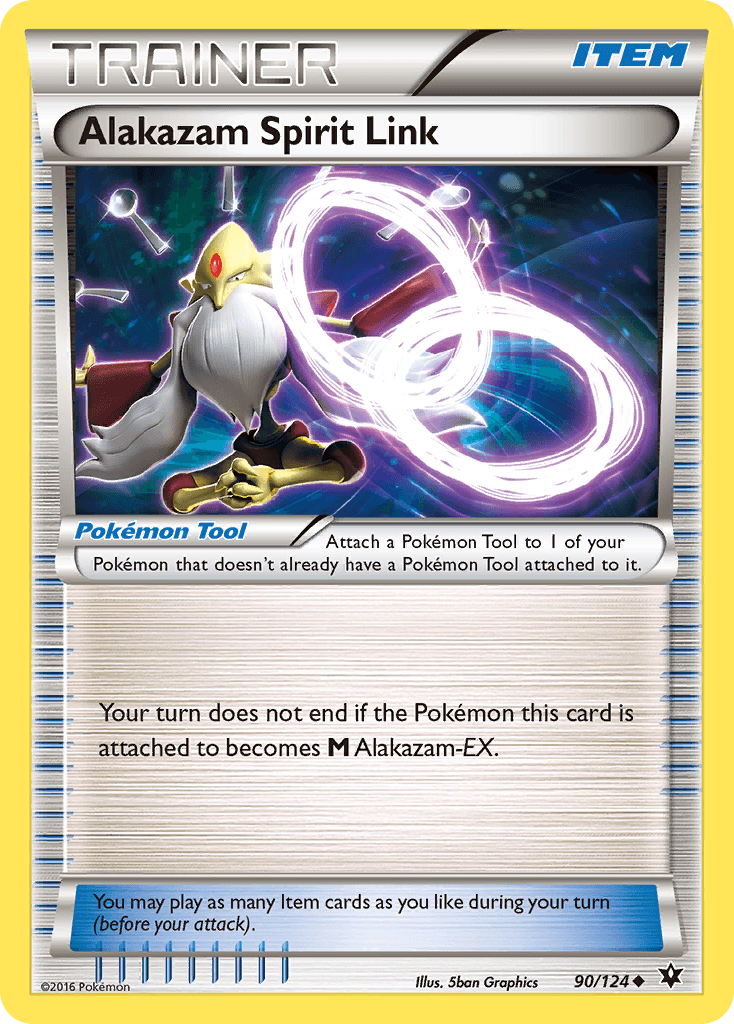 Alakazam Spirit Link, carta 90 de Fates Collide