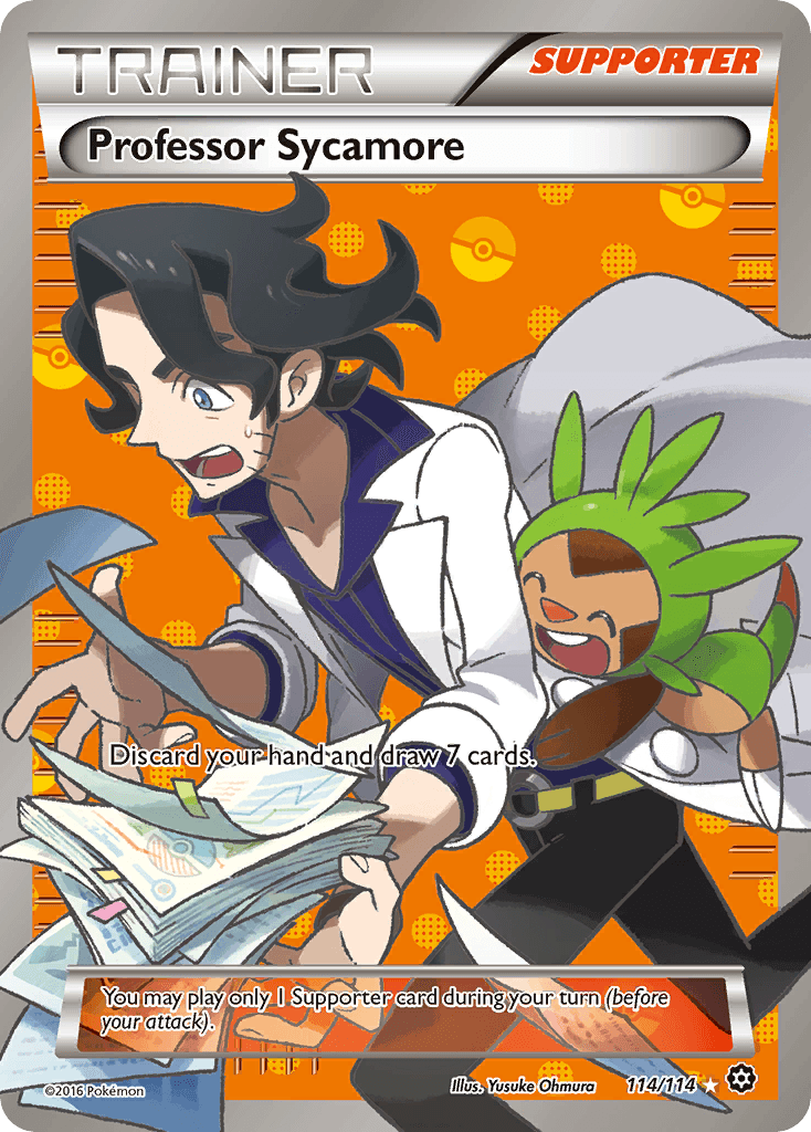 Professor Sycamore, carta 114 de Steam Siege