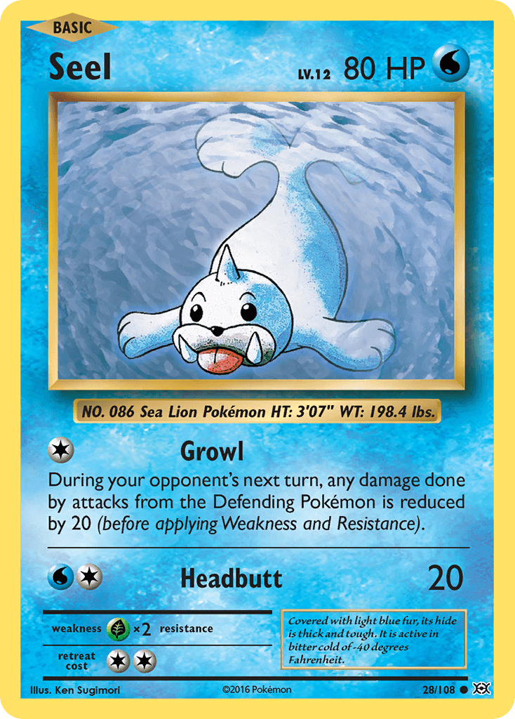 Seel, carta 28 de Evolutions