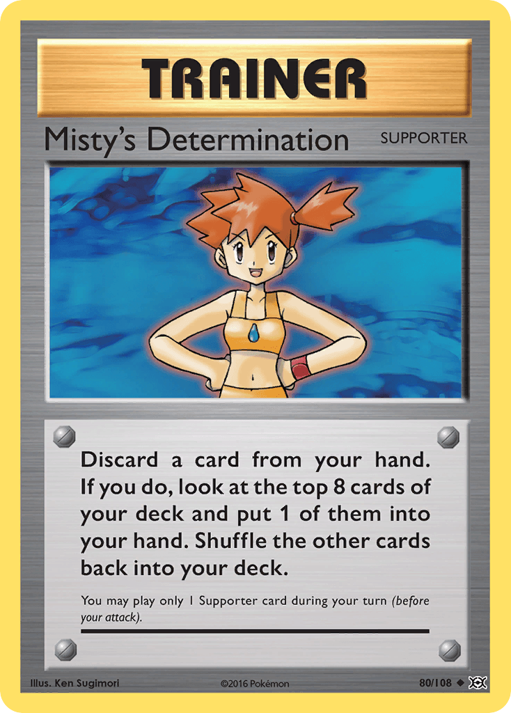 Misty's Determination, carta 80 de Evolutions
