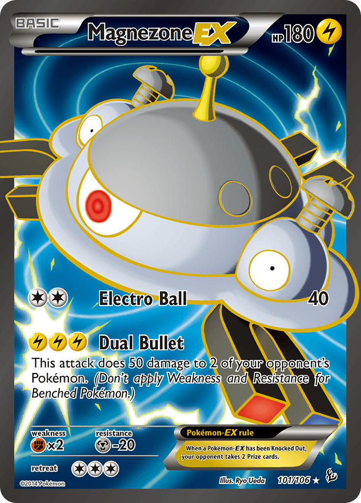 Magnezone EX, carta 101 de Flashfire