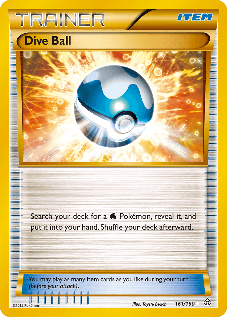 Dive Ball, carta 161 de Primal Clash