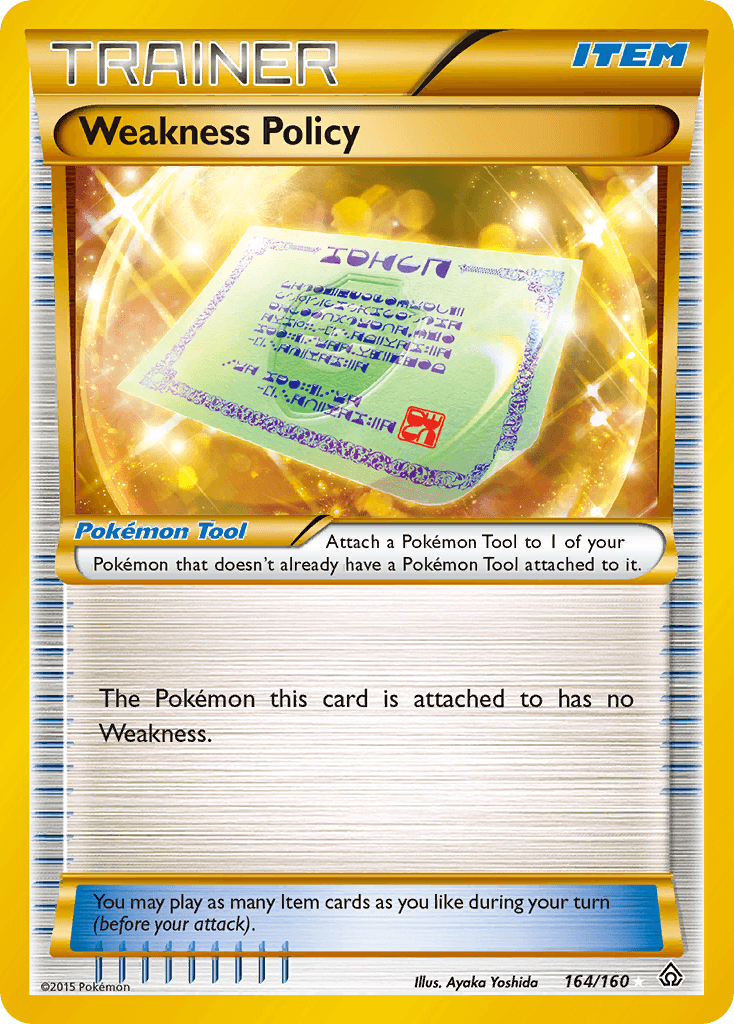 Weakness Policy, carta 164 de Primal Clash