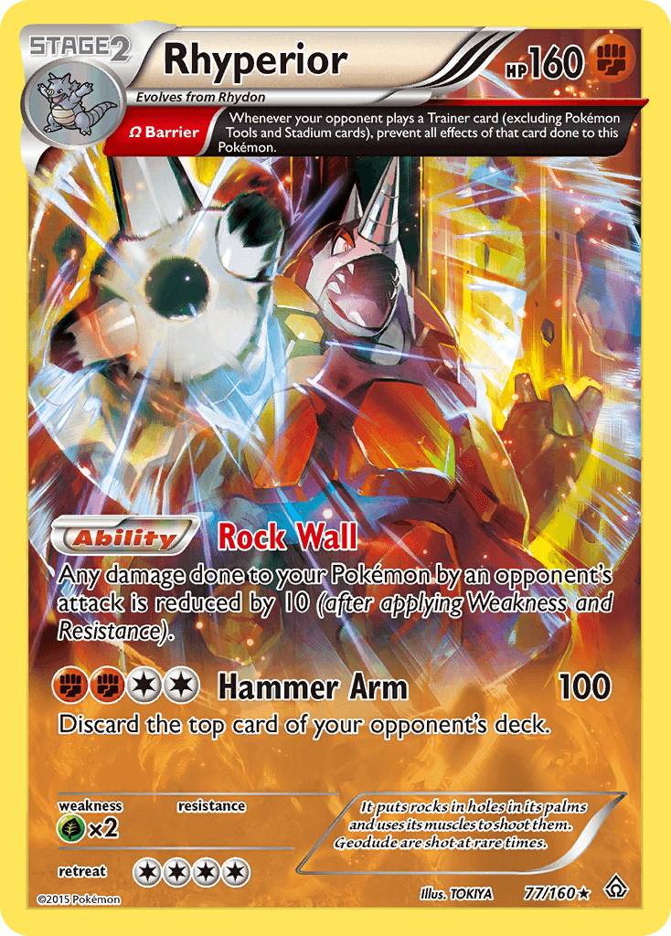 Rhyperior, carta 77 de Primal Clash