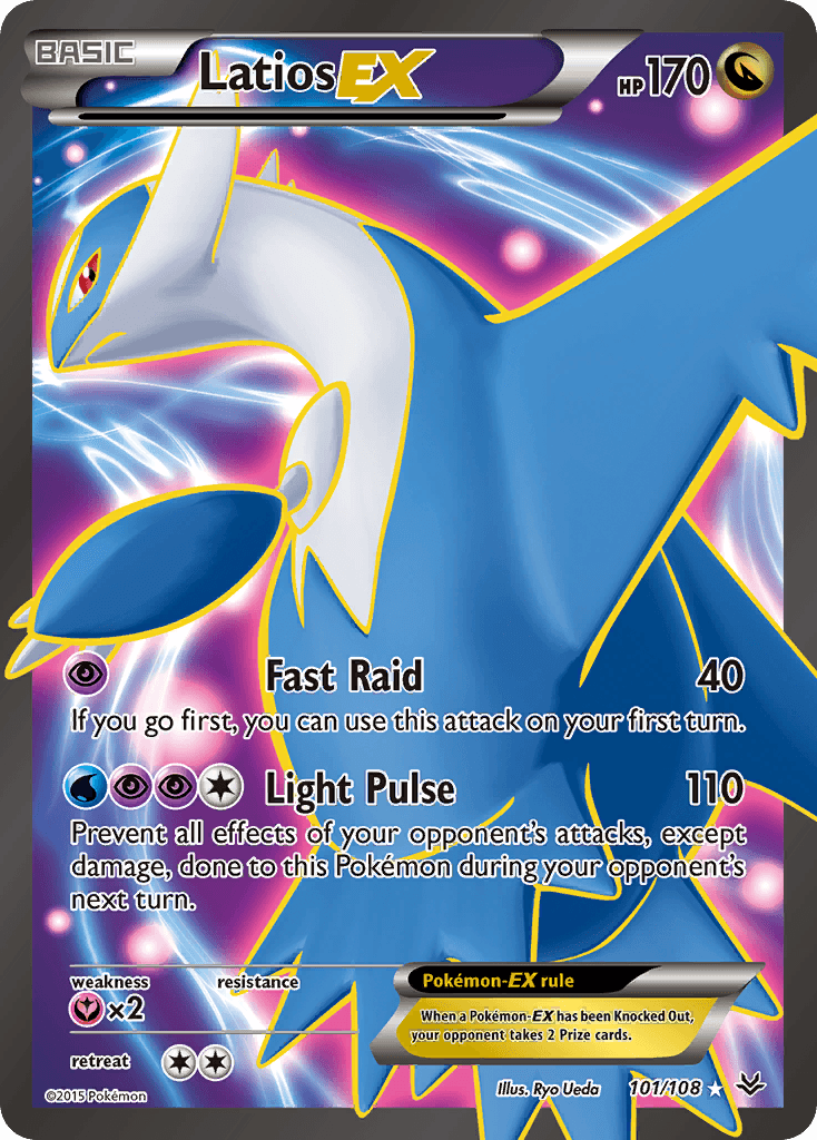 Latios EX, carta 101 de Roaring Skies