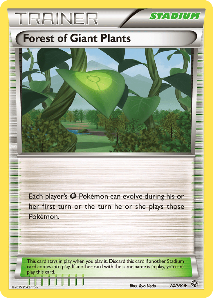 Forest of Giant Plants, carta 74 de Ancient Origins