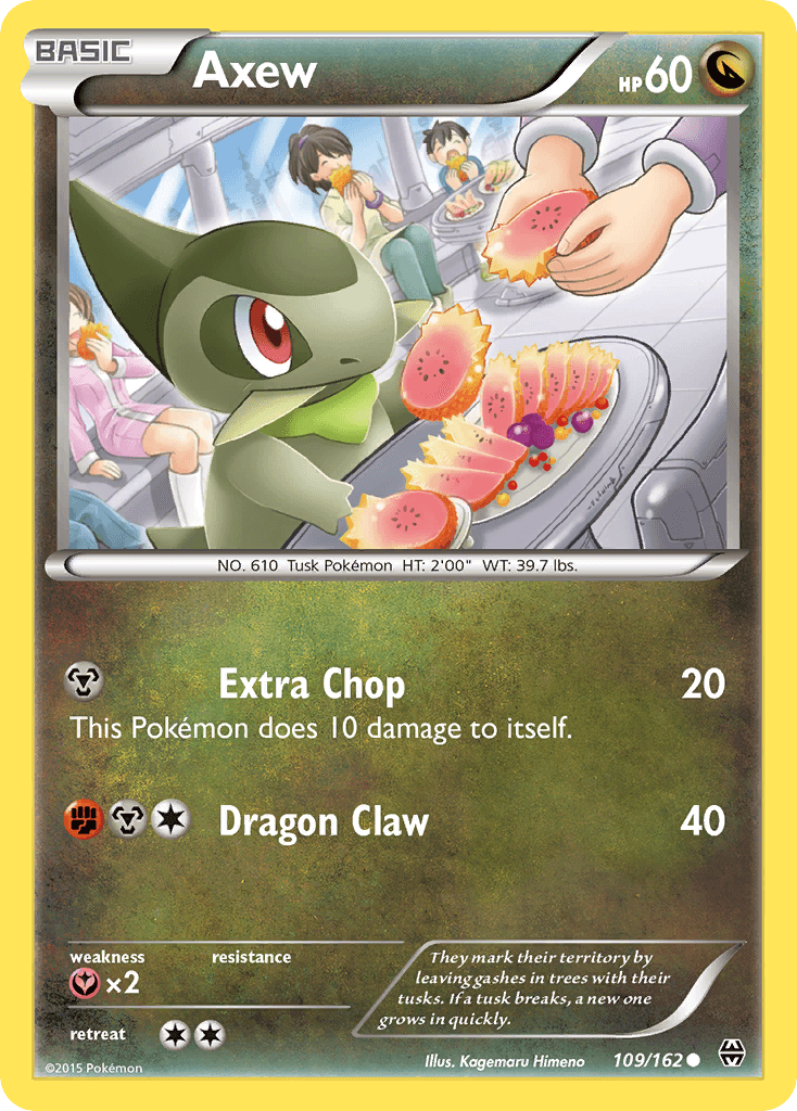 Axew, carta 109 de BREAKthrough