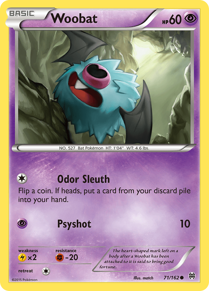Woobat, carta 71 de BREAKthrough