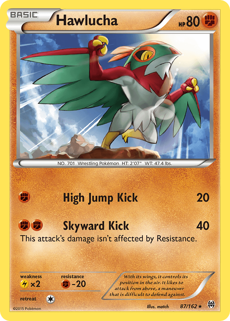 Hawlucha, carta 87 de BREAKthrough