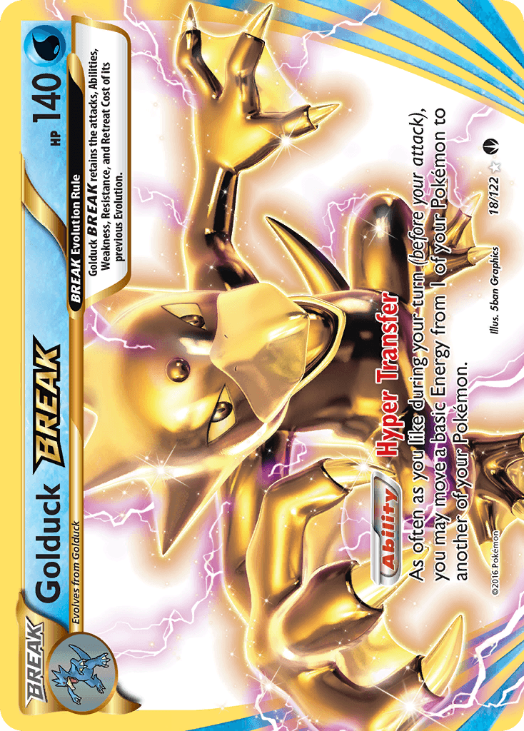 Golduck BREAK, carta 18 de BREAKpoint