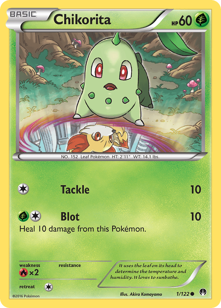 Chikorita, carta 1 de BREAKpoint