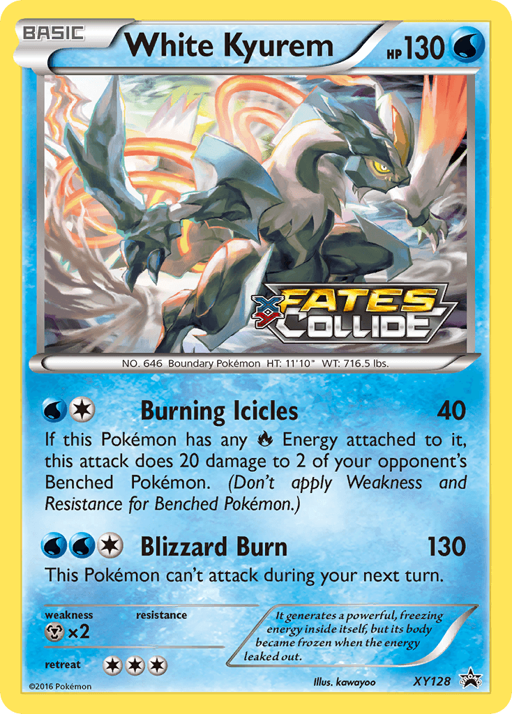 White Kyurem, carta XY128 de XY Black Star Promos