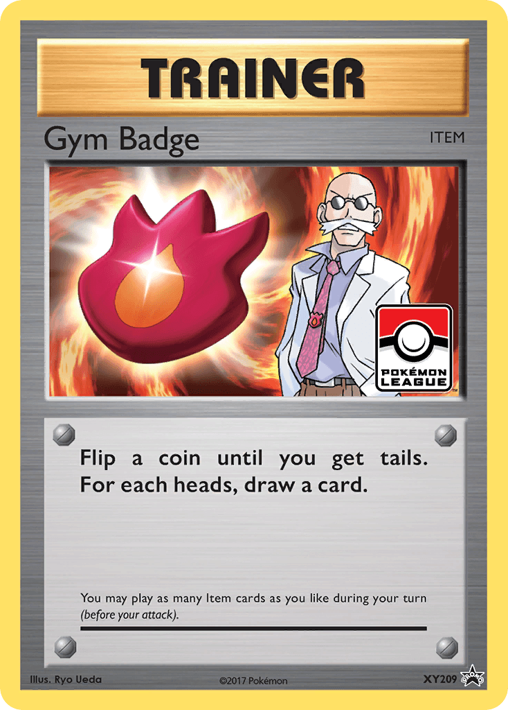 Gym Badge, carta XY209 de XY Black Star Promos