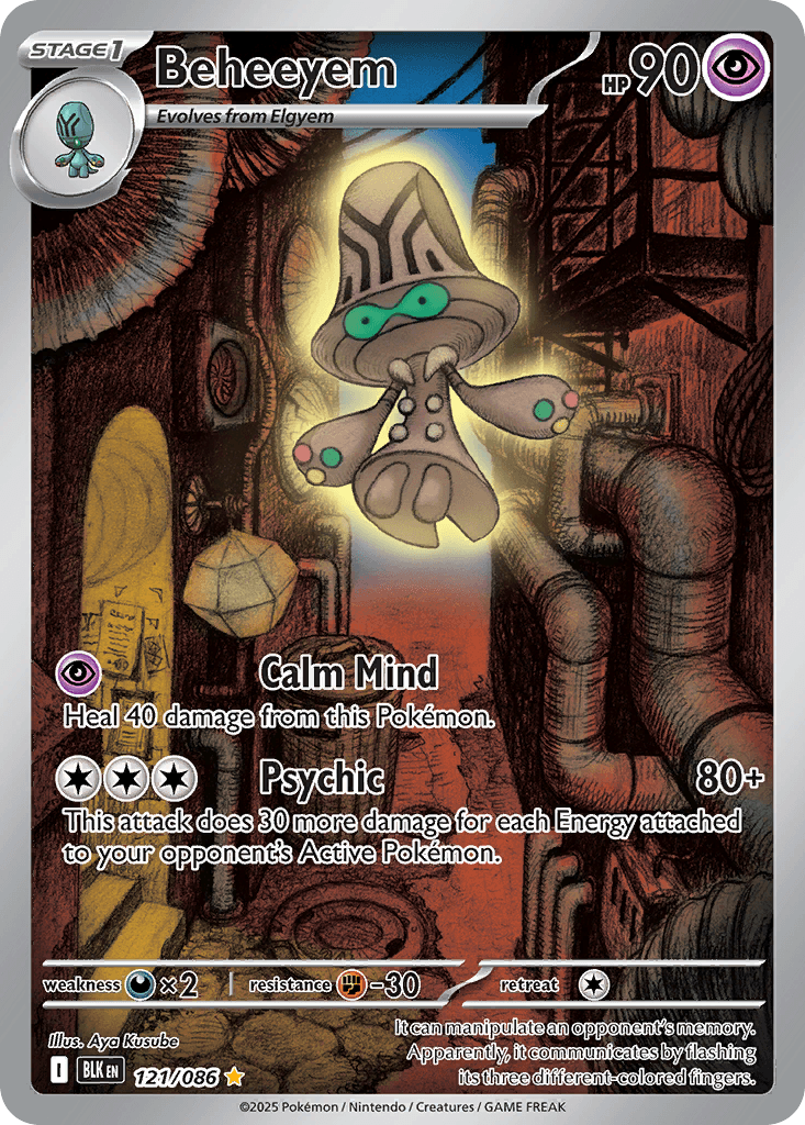 Beheeyem, carta 121 de Black Bolt