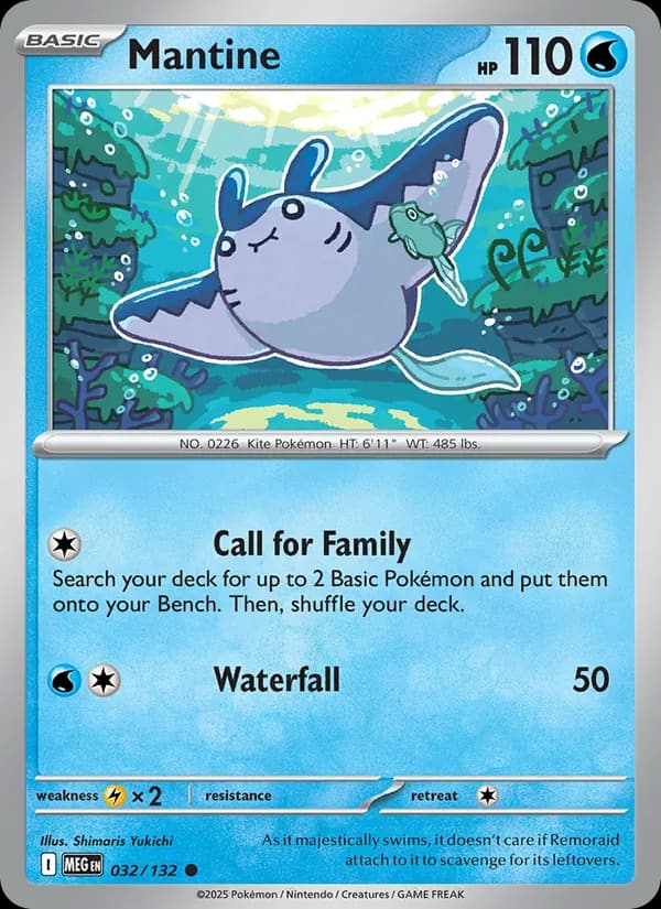 Mantine, carta 032 de Mega Evolution