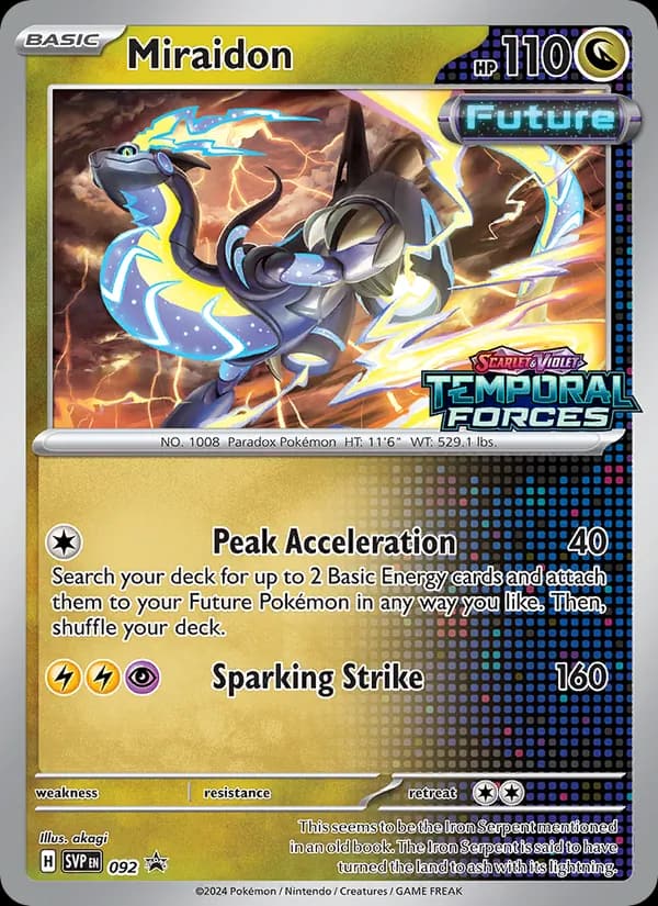 Miraidon, carta 092 de SVP Black Star Promos