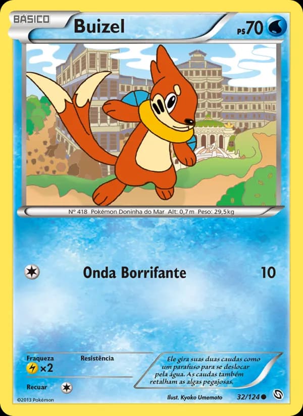 Buizel, carta 32 de Dragões Enaltecidos