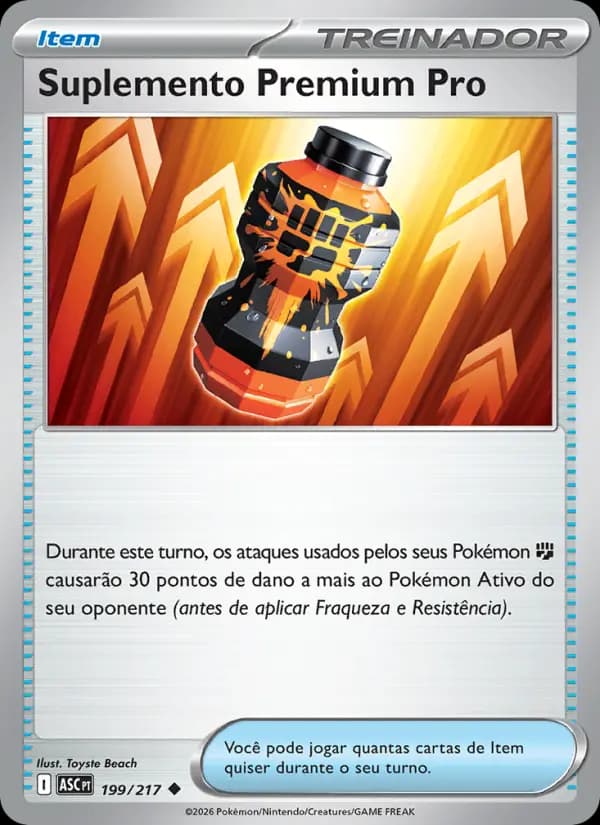 Suplemento Premium Pro, carta 199 de Heróis Excelsos