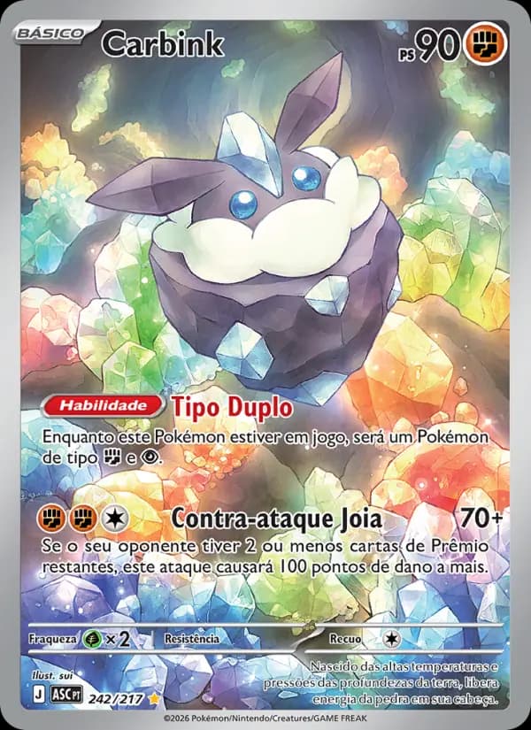 Carbink, carta 242 de Heróis Excelsos