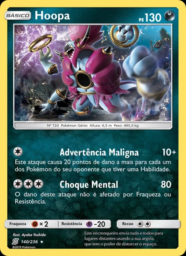 Hoopa, carta 140 de Sintonia Mental