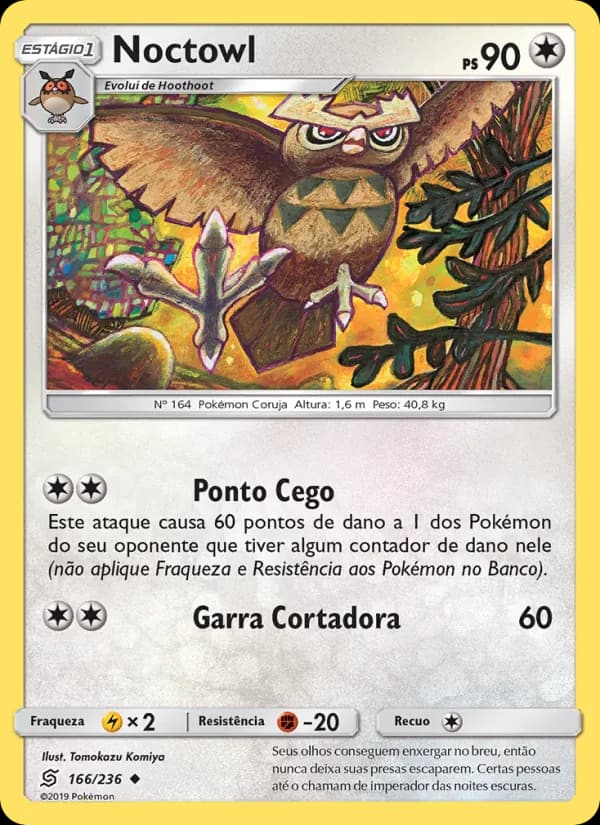Noctowl, carta 166 de Sintonia Mental